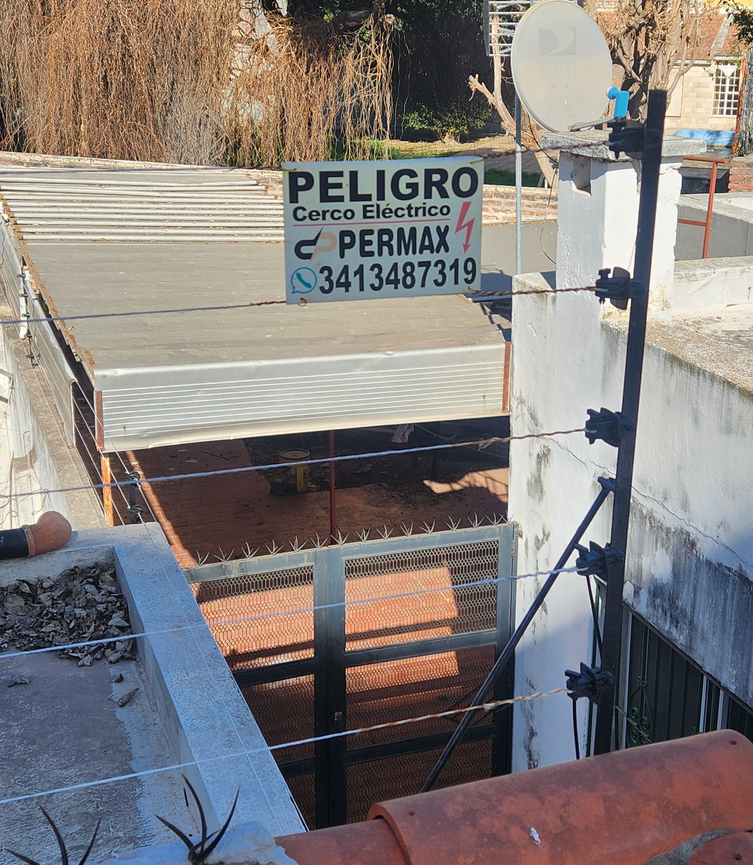 Cerco Eléctrico sobre Estructura